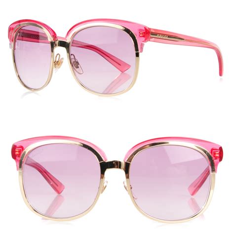 gucci pink pearl sunglasses|pink gucci sunglasses for women.